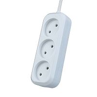 картинка Удлинитель PERFEO (PF_B4063) "RU POWER" - 3 роз - 5м - белый от магазина Tovar-RF.ru
