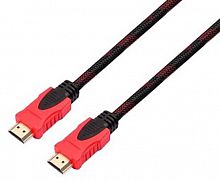 картинка кабель hdmi exployd ex-k-1410 кабель hdmi-hdmi v1.4 2.0m круглый чёрный-красный от магазина Tovar-RF.ru