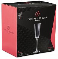 картинка Набор бокалов для шампанского CRISTAL DARQUES Q4335 Набор бокалов для шампанского MACASSAR 6шт 170мл от магазина Tovar-RF.ru