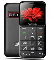 картинка телефон мобильный texet tm-b226 black-red (2 sim) от магазина Tovar-RF.ru
