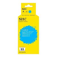 картинка t2 cli-521c (ic-ccli-521c) картридж для canon pixma ip3600/4600/4700/mp540/620/630/980, голубой, с чипом от магазина Tovar-RF.ru