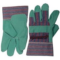 картинка Перчатки STAYER "MASTER" рабочие, искусственная кожа, зеленые, XL [1132-XL] от магазина Tovar-RF.ru