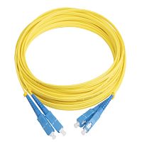 картинка hyperline fc-d2-9-sc/ur-sc/ur-h-10m-lszh-yl патч-корд волоконно-оптический (шнур) sm 9/125 (os2), sc/upc-sc/upc, 2.0 мм, duplex, lszh, 10 м от магазина Tovar-RF.ru