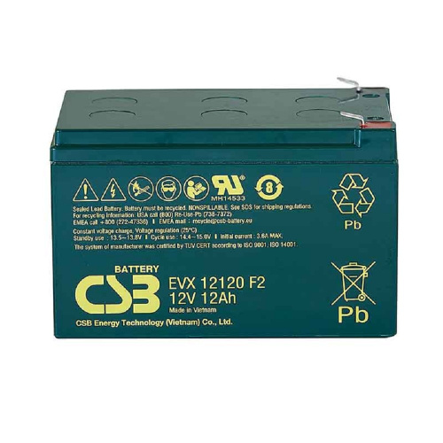 картинка csb батарея evx12120 f2 (12v 12ah) от магазина Tovar-RF.ru
