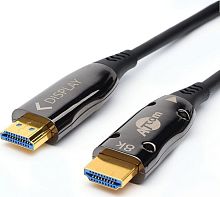 картинка кабель hdmi atcom (at8875) кабель hdmi 50 м (high speed, metal gold, optical) 8k ver 2.1 от магазина Tovar-RF.ru