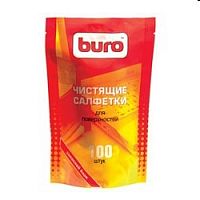 картинка Запасной блок к тубе с чистящими салфетками для поверхностей BURO BU-ZSURFACE 100 шт.  817447  от магазина Tovar-RF.ru