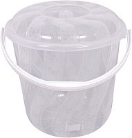 картинка Ведро с крышкой MULTIDOM "Фантазия" БМ76-220 MULTIDOM "Фантазия" БМ76-220 от магазина Tovar-RF.ru