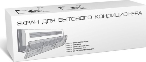 картинка экран для кондиционеров topperr 3440 экран для бытовых кондиционеров (прозрачный) topperr 3440 экран для бытовых кондиционеров (прозрачный) от магазина Tovar-RF.ru