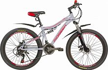 картинка велосипед pioneer caiman 26"/18" gray-black-red pioneer caiman 26"/18" gray-black-redот магазина Tovar-RF.ru