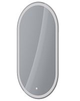 картинка Зеркало LUNO , 55*100см, сенсорный выключатель, LED-подсветка, ф-ция антизапотевания от магазина Tovar-RF.ru