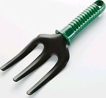 картинка Вилка садовая DELTA ИР-3003 Вилка садовая "Зеленый луг" (сталь+пластик) от магазина Tovar-RF.ru