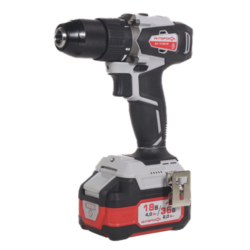 картинка ИНТЕРСКОЛ ДА-13/36В 50 бесщеточная аккум. дрель-шуруп. Li-ion АПИ [851.2.2.70] { кейс, 2 аккум. 2,0Ач, ЗУ } от магазина Tovar-RF.ru