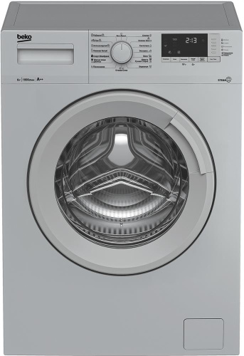 картинка стиральная машина фронтальная beko wsre 6512zss от магазина Tovar-RF.ru