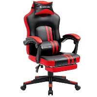 картинка Игровое кресло Diablo Черный/Красный,PU,подножка DEFENDER (64407) от магазина Tovar-RF.ru