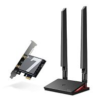 картинка tp-link archer tbe550e be9300 трехдиапазонный беспроводной pci express-адаптер wi-fi 7 с поддержкой bluetooth 5.4 от магазина Tovar-RF.ru