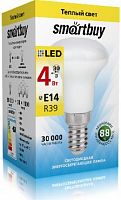 картинка Светодиодная (LED) Лампа SMARTBUY (SBL-R39-04-30K-E14) 4W/3000/E14 от магазина Tovar-RF.ru