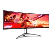 картинка lcd aoc 49" ag493ucx2 {va 5140x1440 165hz 1ms 178/178 550cd 3000:1 8bit displayhdr400 3xhdmi2.0 displayport1.4 3xusb3.2 usb-c(65w) 2x5w vesa} от магазина Tovar-RF.ru