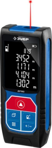 картинка Дальномер ЗУБР ДЛ-50 34925 50м, 2хААА от магазина Tovar-RF.ru