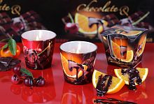 картинка Свеча BARTEK Фрукты в шоколаде (CHOKOLATE) (90*75) в стакане от магазина Tovar-RF.ru