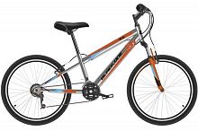 картинка велосипед black one ice 20 серебристый/оранжевый/голубой 10" hq-0005360от магазина Tovar-RF.ru