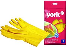 картинка Перчатки YORK резиновые (S) 092030 от магазина Tovar-RF.ru