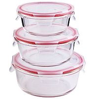 картинка Набор контейнеров LORAINE 31041 400/650/950 мл LR (х4) от магазина Tovar-RF.ru