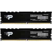 картинка память ddr5 2x32gb 4800mhz patriot psp564g4800kh1 signature premium rtl pc5-38400 cl40 dimm 288-pin 1.1в kit single rank с радиатором ret от магазина Tovar-RF.ru