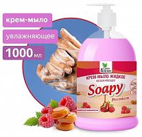 картинка Жидкое мыло CLEAN&GREEN CG8099 Soapy малина в карамели увлажняющее с дозатором 500 мл. от магазина Tovar-RF.ru