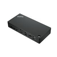 картинка lenovo [40ay0090eu] thinkpad universal usb-c dock  2x dp 1.4, 1x hdmi 2.0, 3x usb 3.1, 2x usb 2.0, 1x usb-c, 1x rj-45, 1x combo audio jack 3.5mm от магазина Tovar-RF.ru