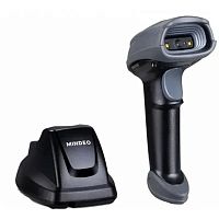 картинка MINDEO CS2291-HD Сканер ШК {ручной, 2D имидж, 433MHz, серый; CS2291 2D HD, зарядно-коммуникационная база, USB} от магазина Tovar-RF.ru