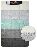 картинка Коврик д/ванной комнаты САНАКС 00249 Коврик в ванную SILVER 71 двойной АНТРАЦИТ 60х100+50х60см от магазина Tovar-RF.ru