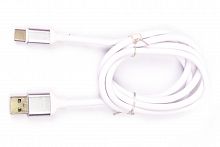 картинка usb кабель harper sch-730 white (usb type c, 1м, оплетка силикон) от магазина Tovar-RF.ru