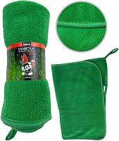 картинка салфетка для автомобиля li-sa ls0104 из суперплотной микрофибры для сушки и полировки 40х60см, плотность 500г/м2 48870 от магазина Tovar-RF.ru