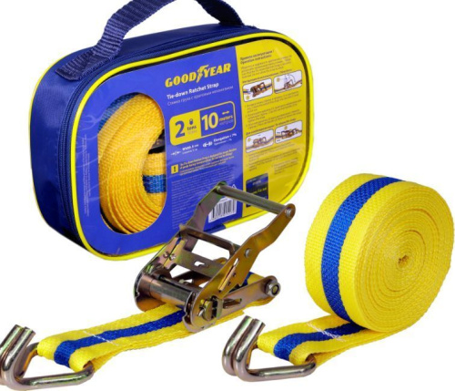 картинка трос буксировачный goodyear 2 т., 10 м. gy005203 goodyear gy005203 2 т., 10 м. от магазина Tovar-RF.ru