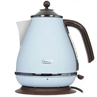 картинка чайник электрический delonghi kbov2001.az, 2000вт, голубой от магазина Tovar-RF.ru