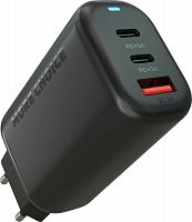 картинка СЗУ MORE CHOICE (4610196409660) NC79a СЗУ 1USB+2Type-C 3.0A PD 65W быстрая зарядка для Type-C Type-C 100W 2м Black от магазина Tovar-RF.ru