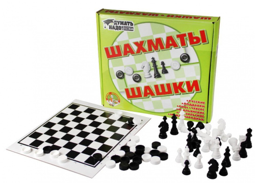 картинка детские игры десятое королевство игра настольная "шашки, шахматы" 01450 от магазина Tovar-RF.ru
