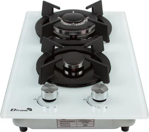 картинка варочная панель eltronic (33-09) 2 конфорки , белый eltronic (33-09) 2 конфорки , белый от магазина Tovar-RF.ru