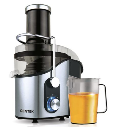 картинка соковыжималка centek ct-1212 (черный, сталь) от магазина Tovar-RF.ru