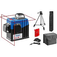 картинка ЗУБР КРЕСТ 2D №2 нивелир лазерный 2х360°, 20м/70м, точн. +/-0,3 мм/м, штатив (34907-2) от магазина Tovar-RF.ru