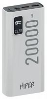картинка аккумулятор внешний hiper ep 20000 white 20000mah 3a qc pd 2xusb белый от магазина Tovar-RF.ru