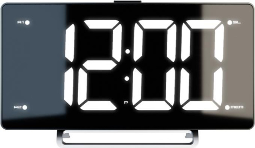 картинка Радиочасы SOUNDMAX SM-1561U черный\белый от магазина Tovar-RF.ru