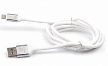картинка usb кабель harper sch-530 white ( 8pin, 1м, оплетка силикон) от магазина Tovar-RF.ru