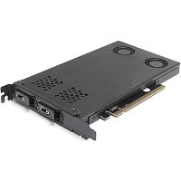 картинка procase p2-102-m2-bk корзина 2*m.2 nvme gen4 ssd(length 2242/2260/2280 ),pcie x4 nvme and pcie-ahci m.2 ssd (черный) hotswap mobie rack module (1x expantion slot),fh от магазина Tovar-RF.ru