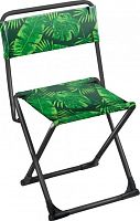 картинка стул складной nika стул складной походный (пс3/2 с тропическими листьями на темном)от магазина Tovar-RF.ru