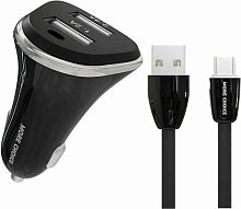 картинка азу more choice (4627151191379) ac22m 2usb 2.4a для micro usb black от магазина Tovar-RF.ru