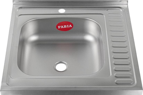 картинка мойка накладная fabia м00004 мойка 60 х 60 см левая fabia м00004 мойка 60 х 60 см левая от магазина Tovar-RF.ru