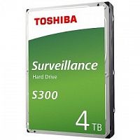 картинка 4tb toshiba surveillance s300 (hdwt840uzsva)  sata 6.0gb/s, 5400 rpm, 256mb buffer, 3.5" для видеонаблюдения  от магазина Tovar-RF.ru