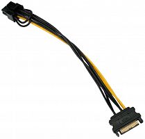 картинка кабель питания sata cablexpert (21097) cc-pcie-sata-20cm от магазина Tovar-RF.ru