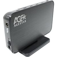 картинка agestar 3ub3a8-6g (black) мобил рек, usb3.0 to 3,5"hdd sata алюминий  от магазина Tovar-RF.ru